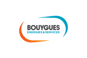 Le logo de Bouygues énergies & services.