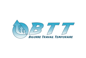 Le logo de BTT Interim.
