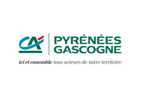 Le logo du Crédit Agricole Pyrénées Gascogne.