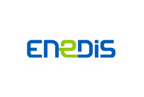 Le logo de Enedis.