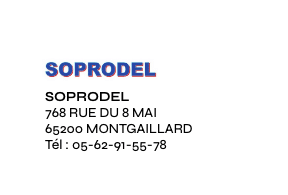 Des renseignements sur l'entreprise SOPRODEL.