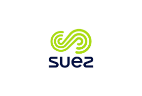 Le logo SUEZ.