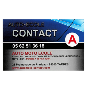 logo auto école contact